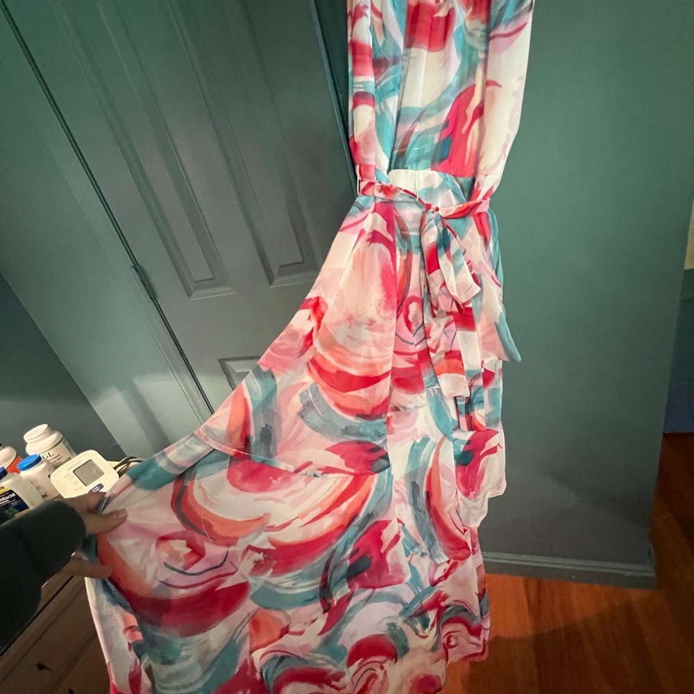 TAHARI Multicolor Maxi Dress